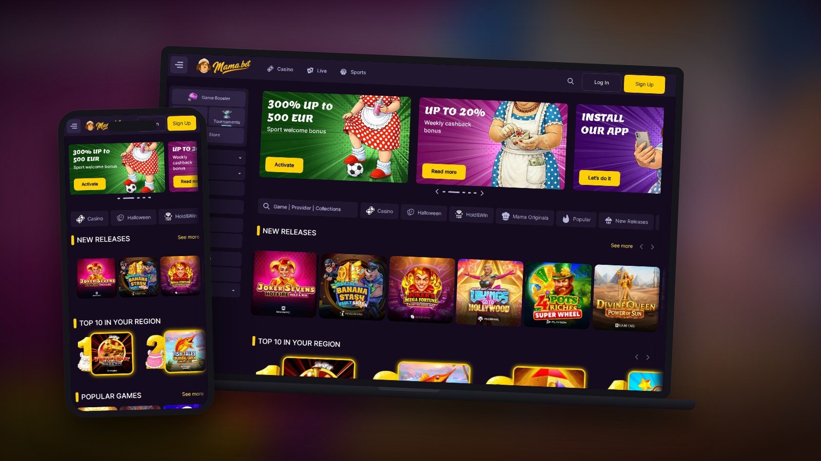 Mamabet Casino Bonus